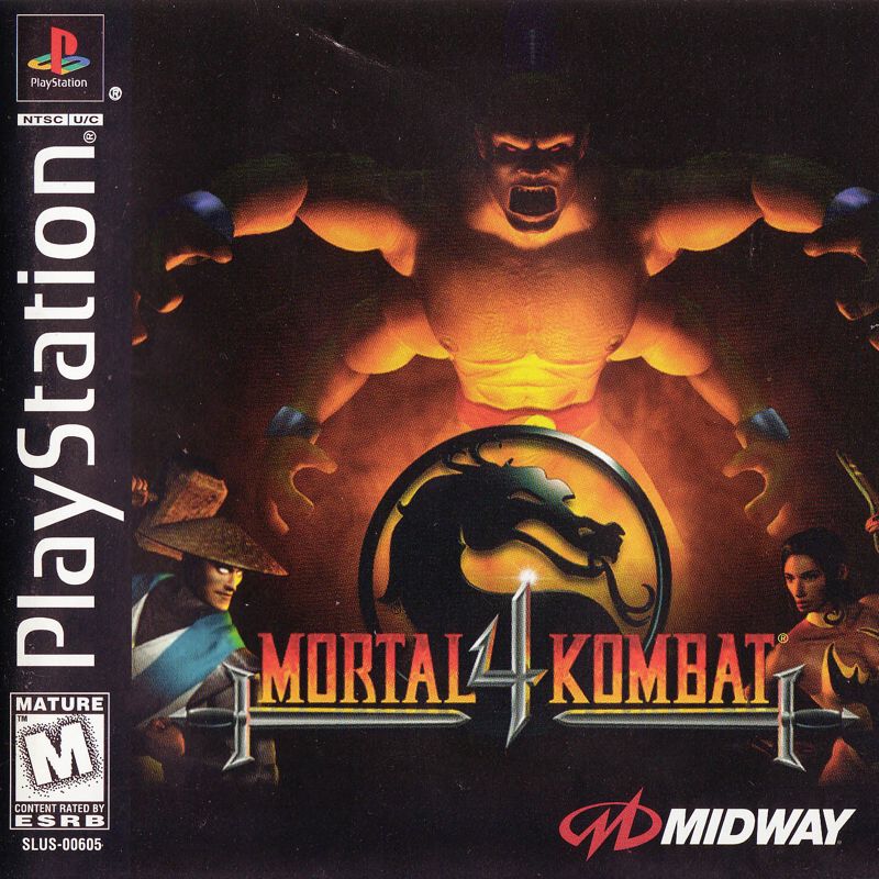 Mortal Kombat 4 box art for Nintendo 64